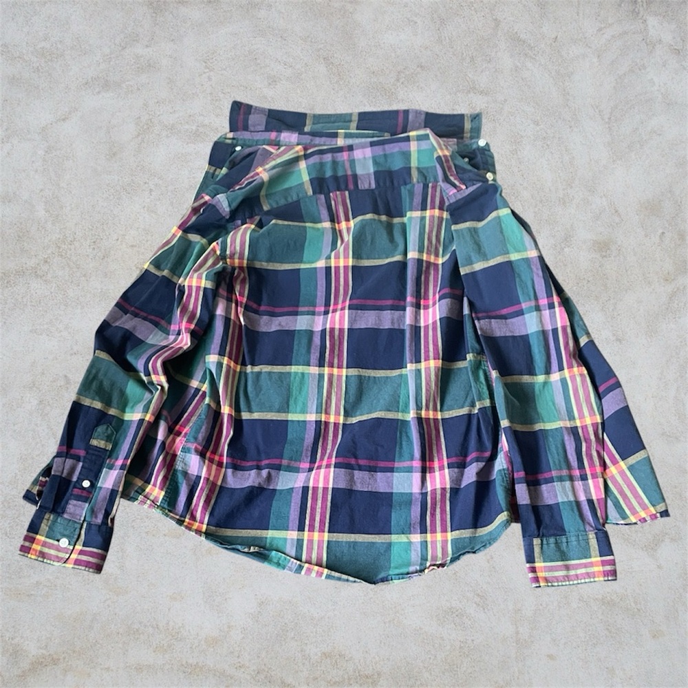 Old Navy Multicolor Plaid Casual Shirt - Picture 2 of 3